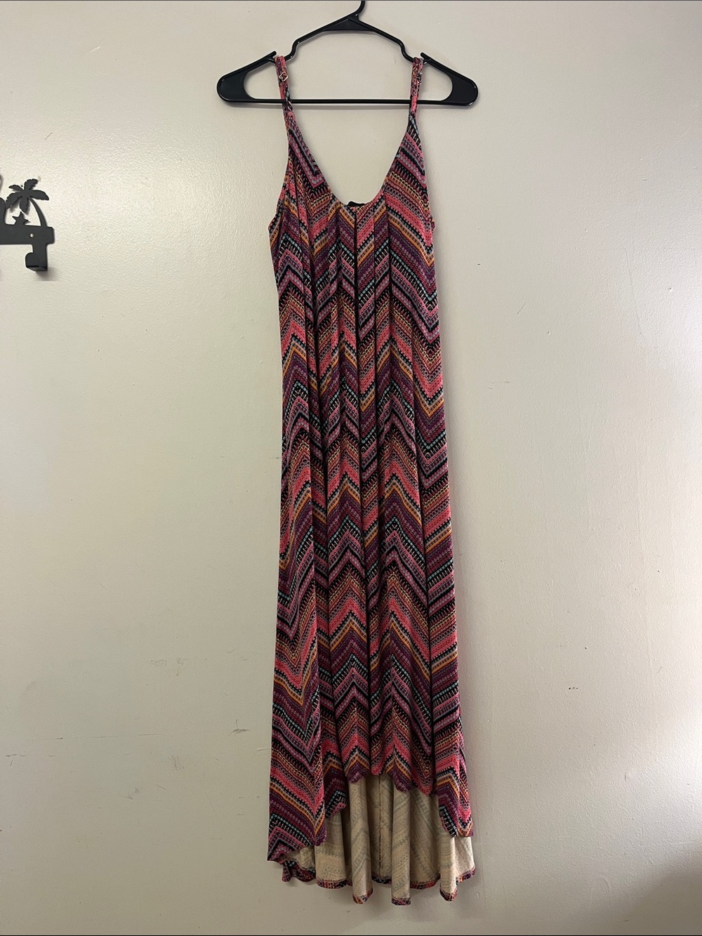 Cynthia Rowley Multicolor Chevron Maxi Dress